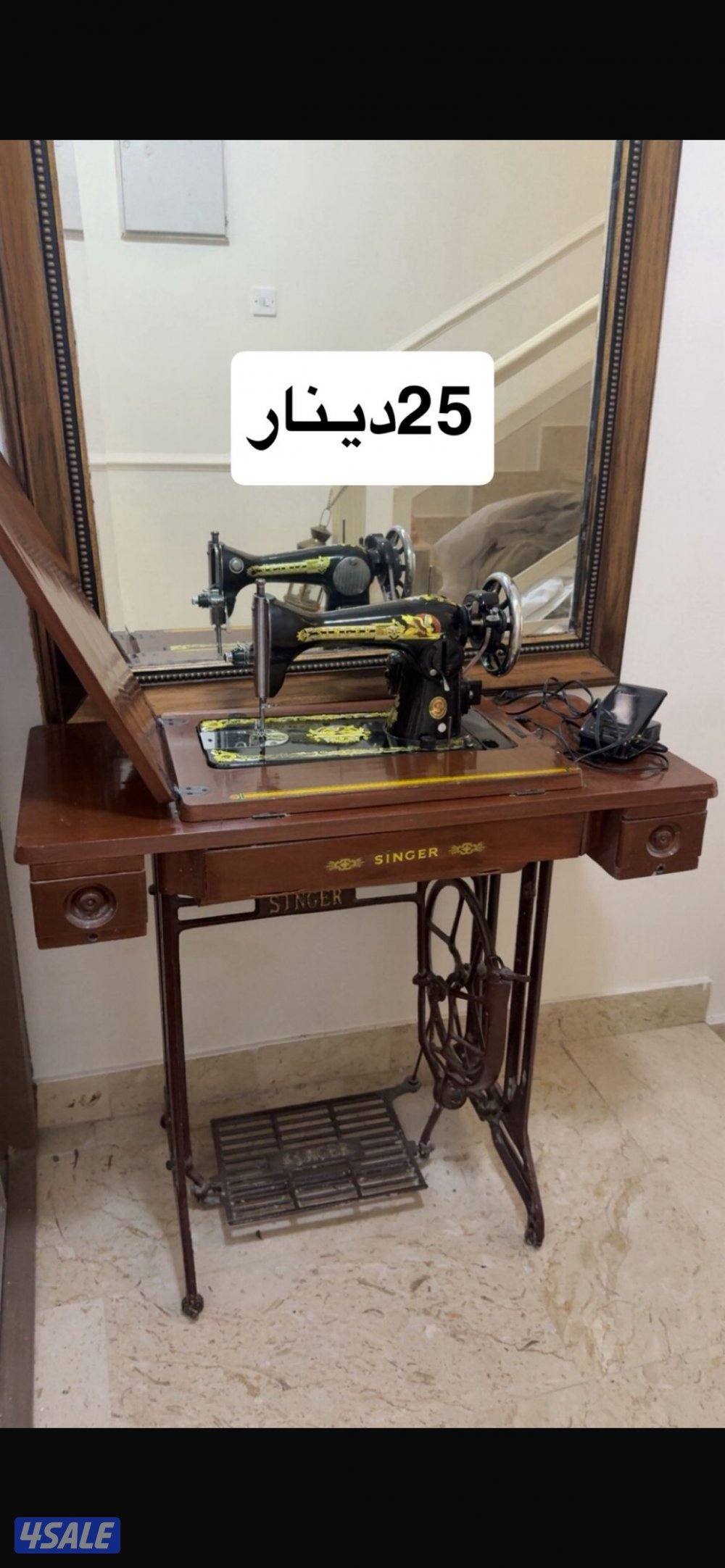 مكينة و طاولة خياطة كهربائية0