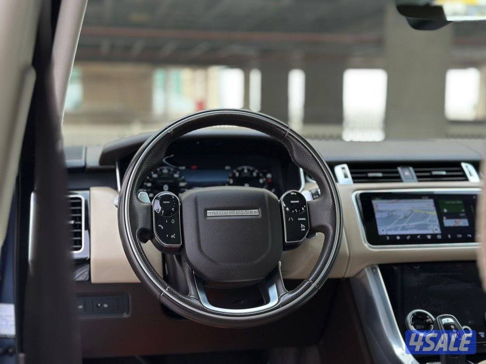 رنج روفرSPORT SUPERCHARG V8 موديل2018 عداد70الف الغانم سيرفس منتظم9