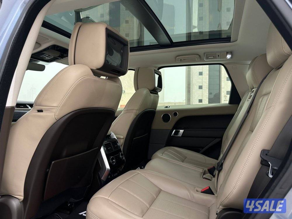 رنج روفرSPORT SUPERCHARG V8 موديل2018 عداد70الف الغانم سيرفس منتظم12