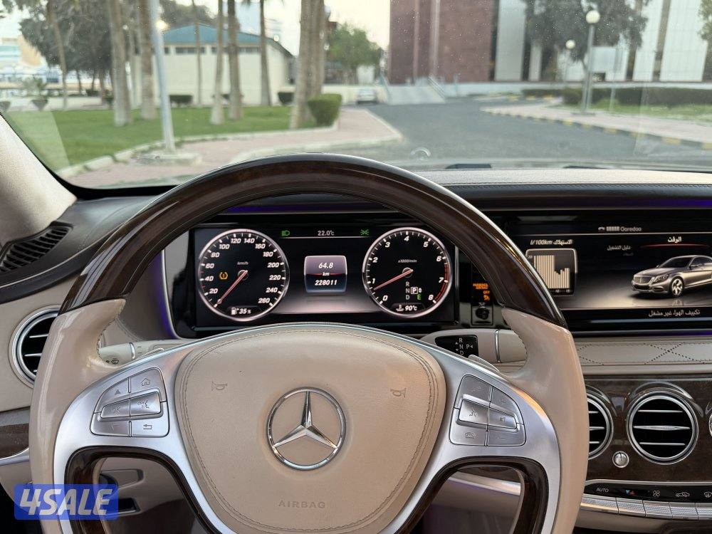 مرسيدس S550 موديل 2015 عداد 2289