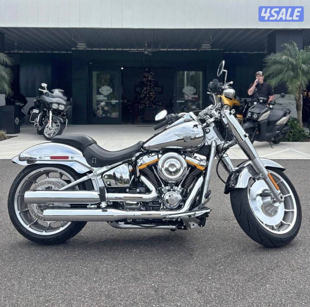 Harley Davidson fat boy limited edition gray ghost anniversary edition0