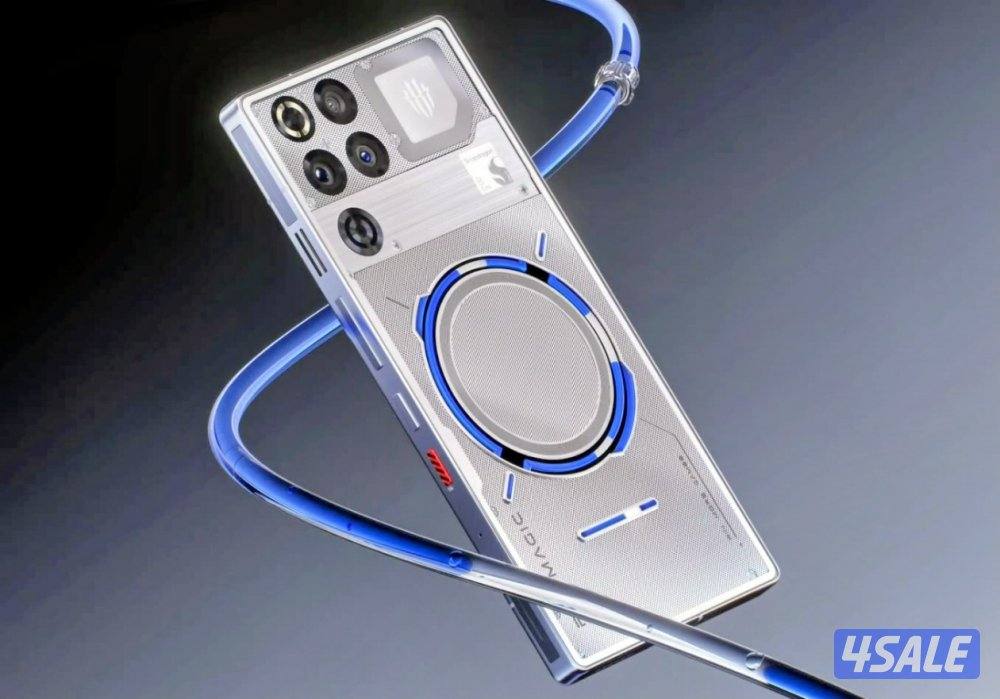 هاتف رد ماجيك 11 برو جديد لون سيلفر رام 16 ذاكره داخليه 512 النسخه الع1