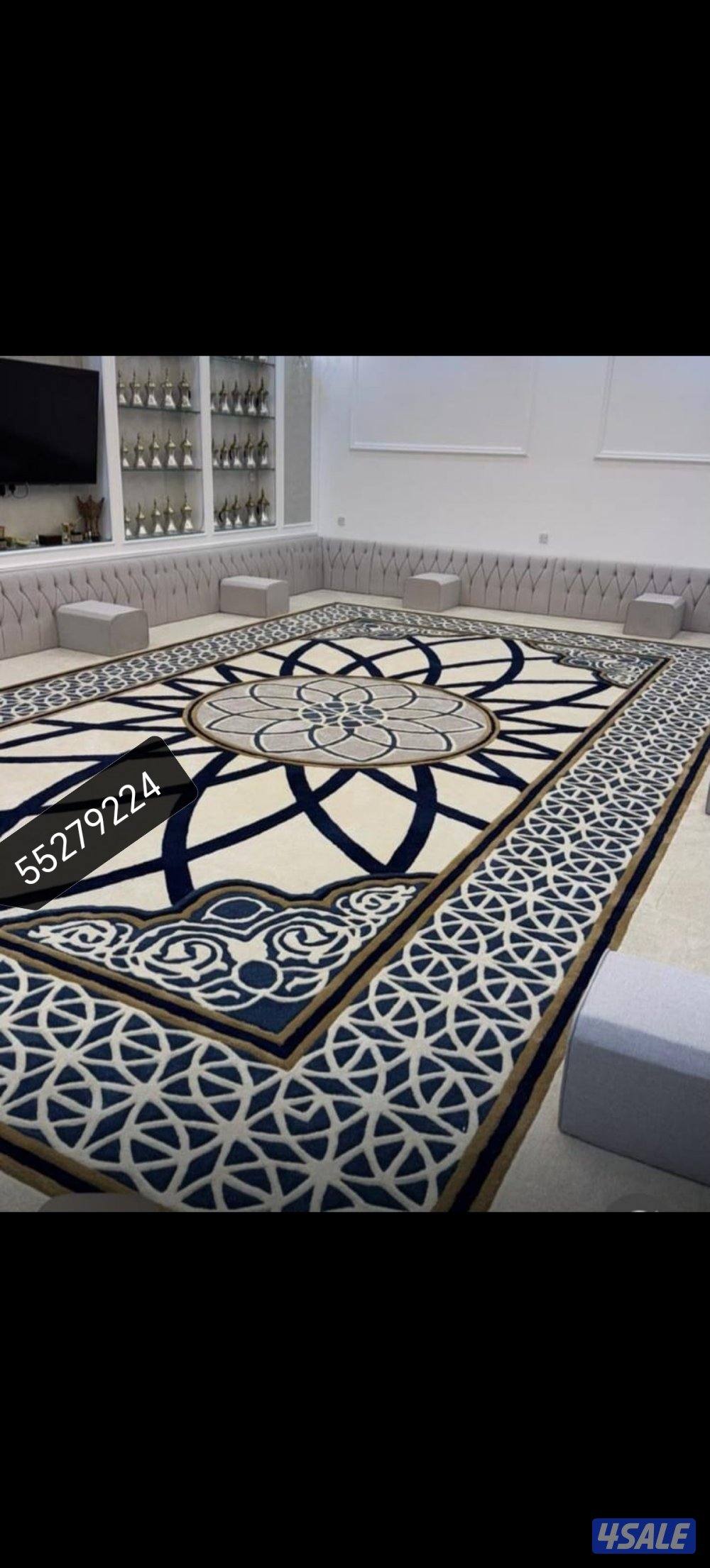 فرش سجاد تركيب مكيت زوالي باركيه بلاستك ديوانيات حفر تفصال مساندضهر9