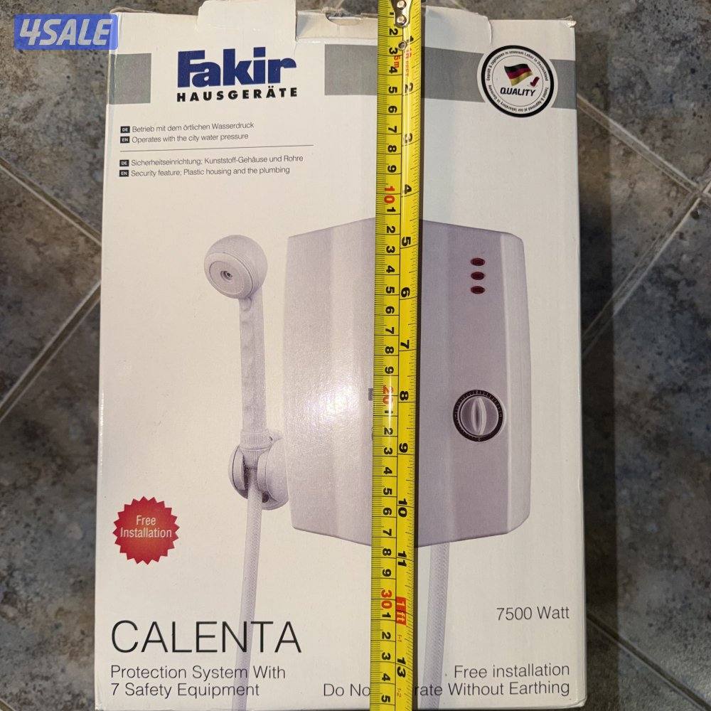 للبيع سخان ماء فوري fakir calenta 7500w1