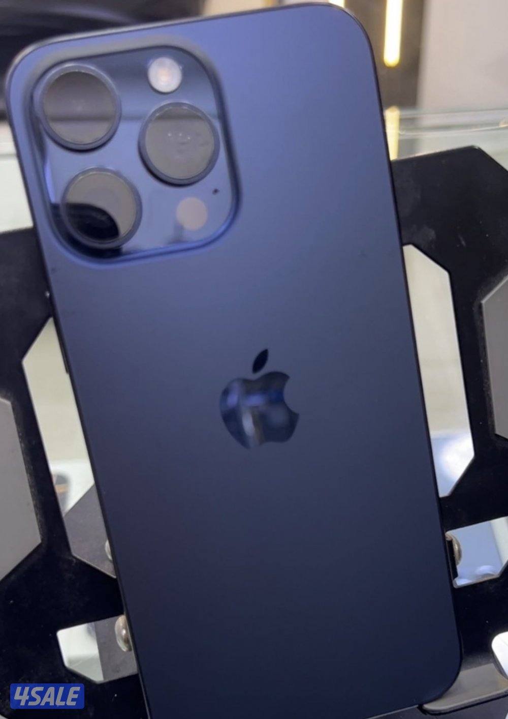 ايفون 15 برو ماكس 256 ازرق زيرو جمارك بطارية 830