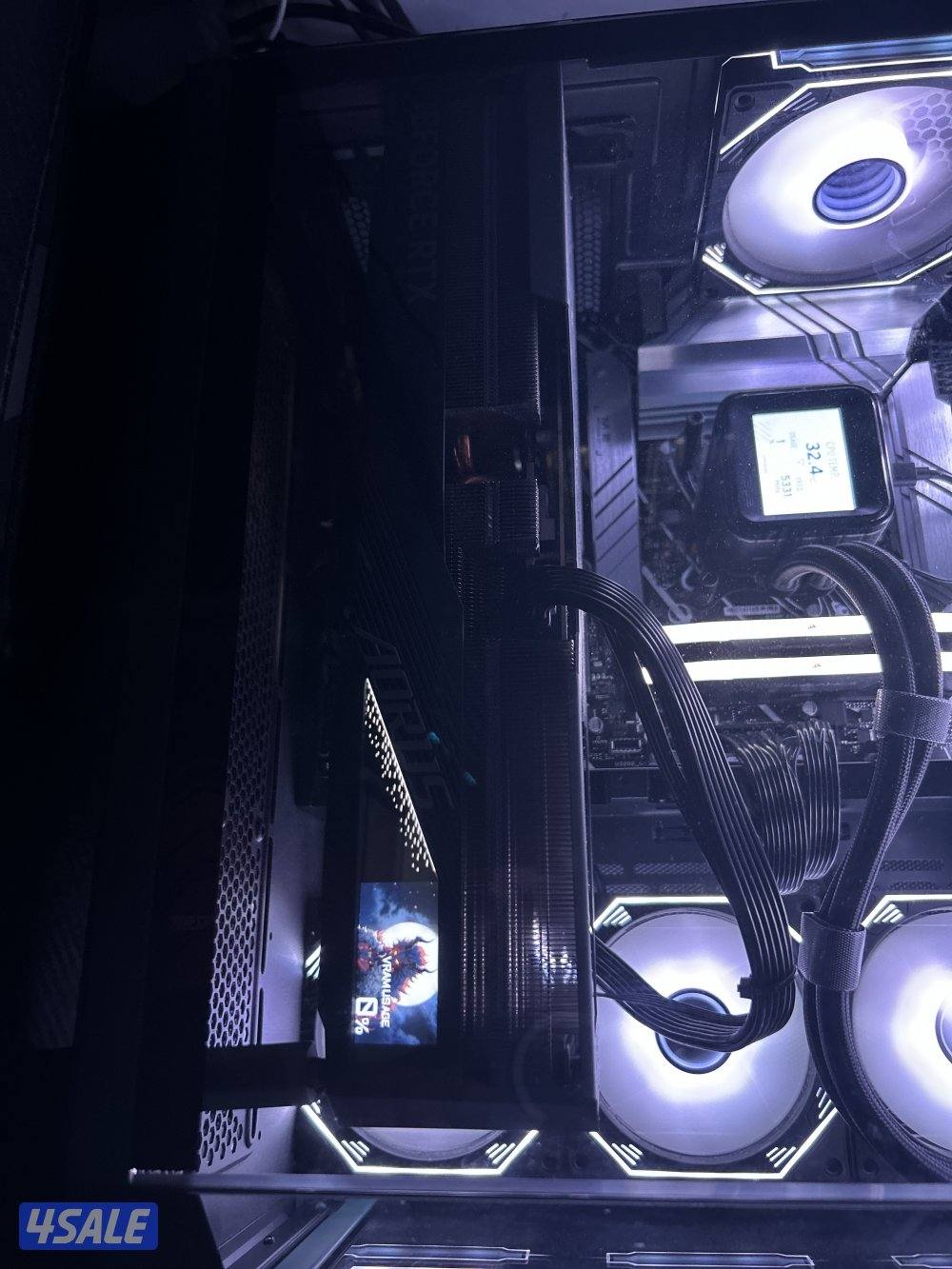 للبيع كرت شاشه نظيف 4080 سوبر نسخه اورس لون اسود2