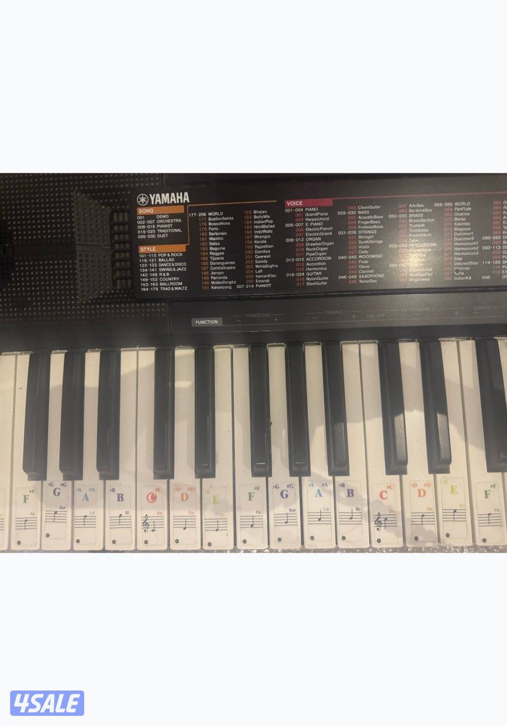 بيانو yamaha و جيتار artland6