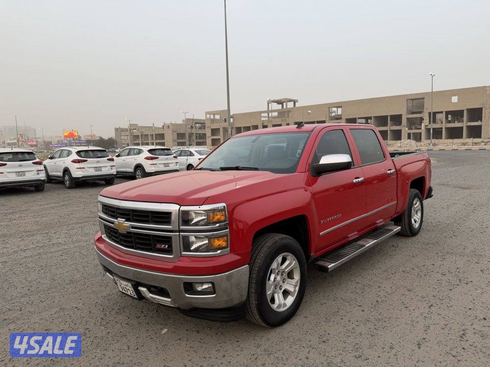 سلفرادو Z71 دبل قير 2014 عداد 127 فقط1