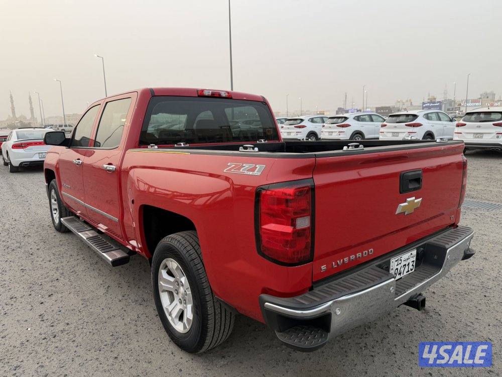 سلفرادو Z71 دبل قير 2014 عداد 127 فقط13