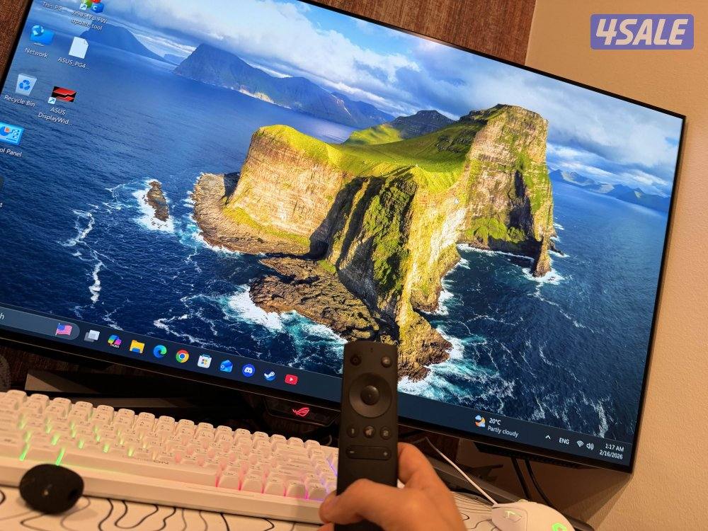 للبيع شاشة asus oled 4k 42 بوصة 138 فريم0