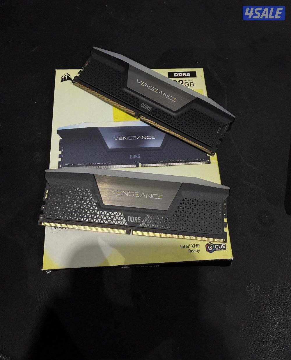 CORSAIR VENGAENCE RGB RAM- 32gb DDR5 5600MHz CL36 - Black1