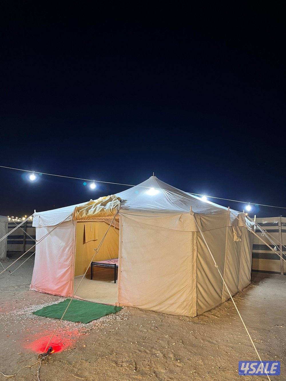 للبيع مخيم بالكامل مع البنيان1