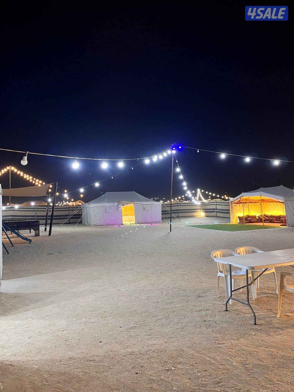 للبيع مخيم بالكامل مع البنيان3