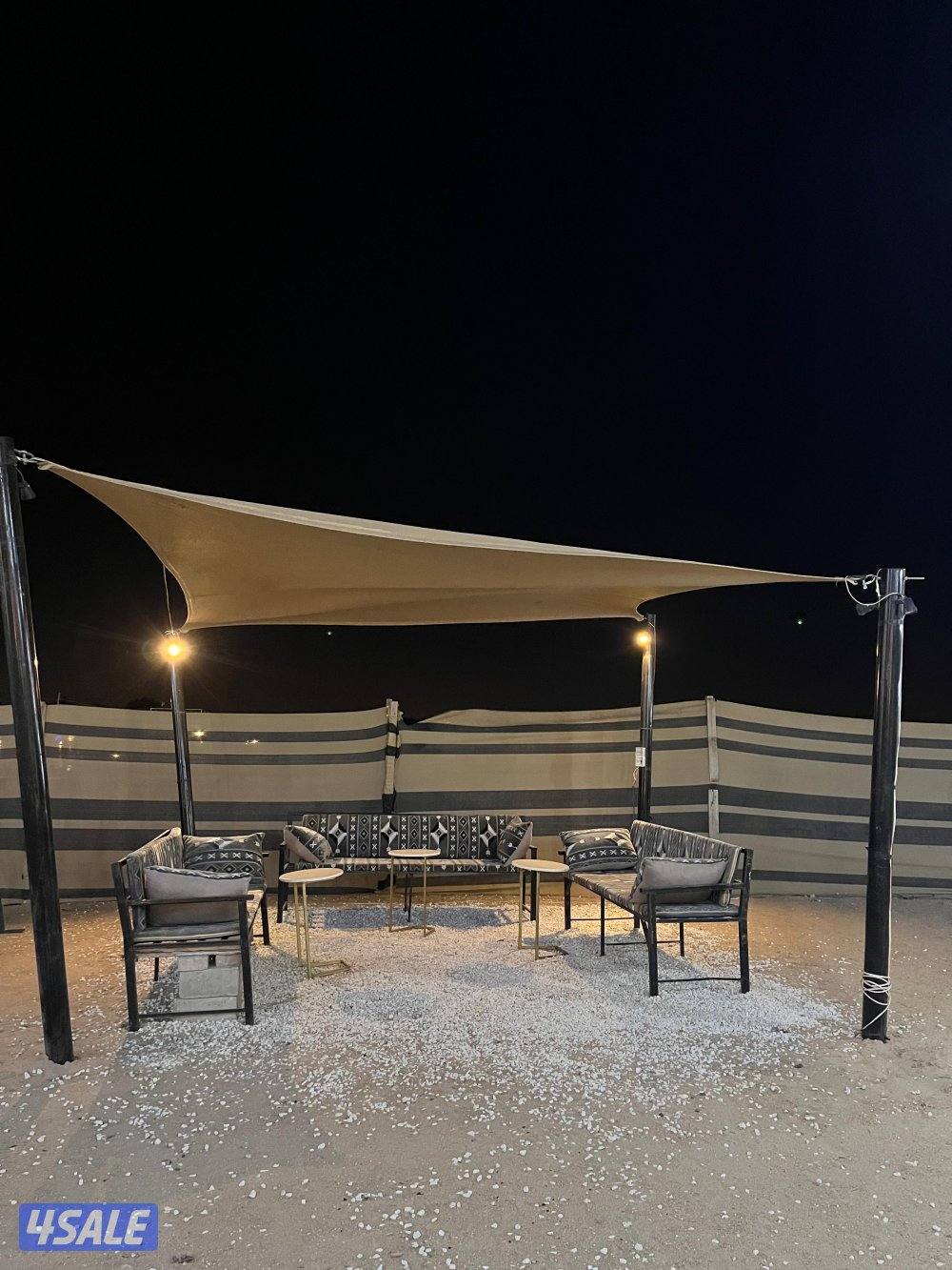 للبيع مخيم بالكامل مع البنيان4