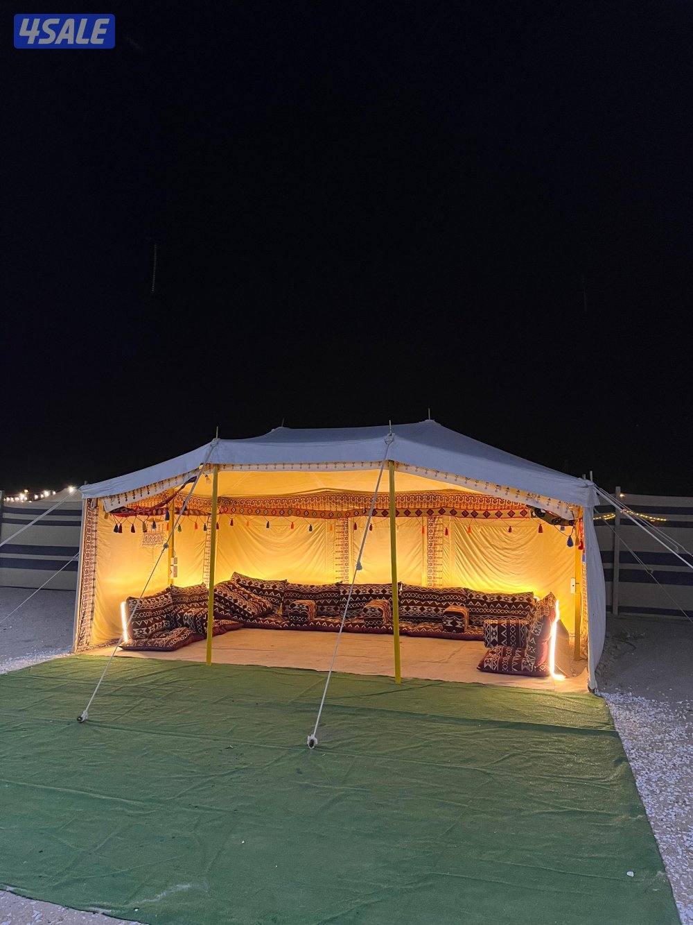 للبيع مخيم بالكامل مع البنيان9
