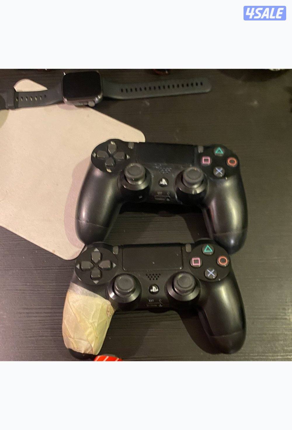 PS4 slim good condition with games and controller1