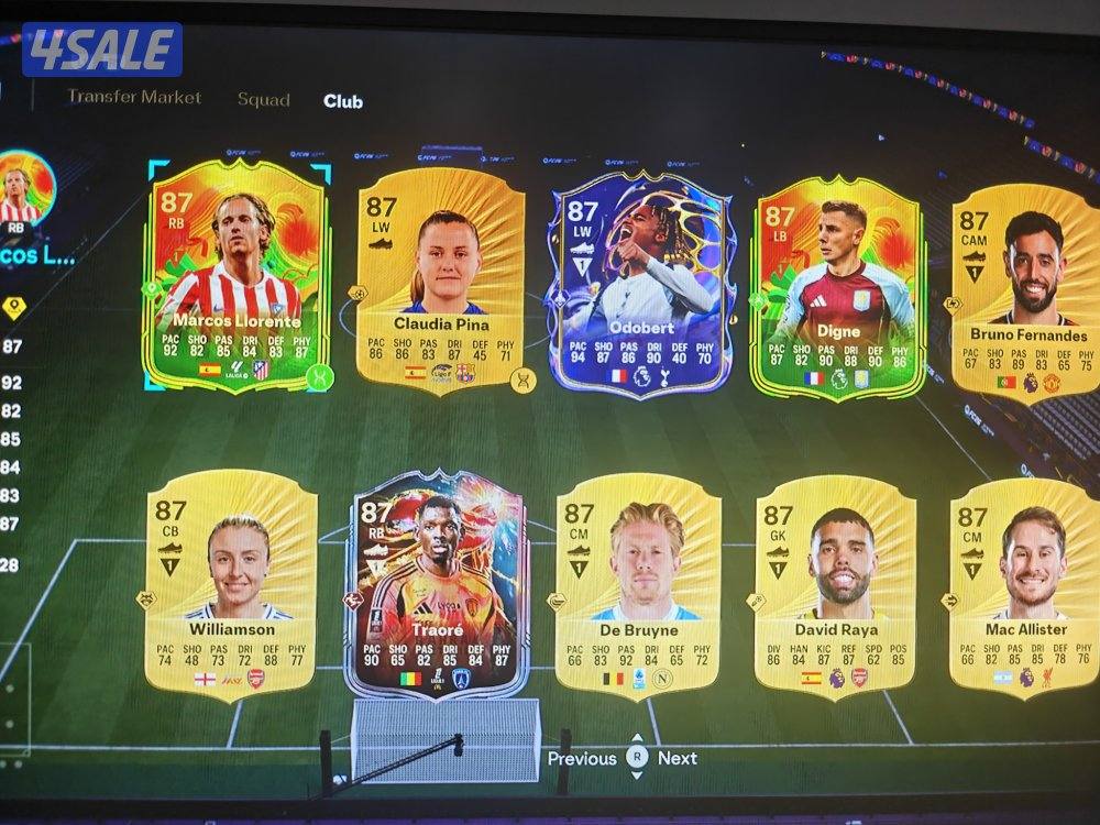 للبيع حساب فيفا fc 26 بقيادة امبابي السنة فيه كوينز مليونين 400 الف4