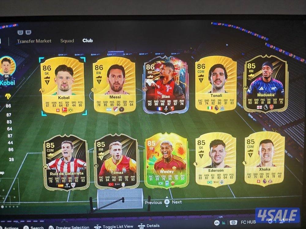 للبيع حساب فيفا fc 26 بقيادة امبابي السنة فيه كوينز مليونين 400 الف7