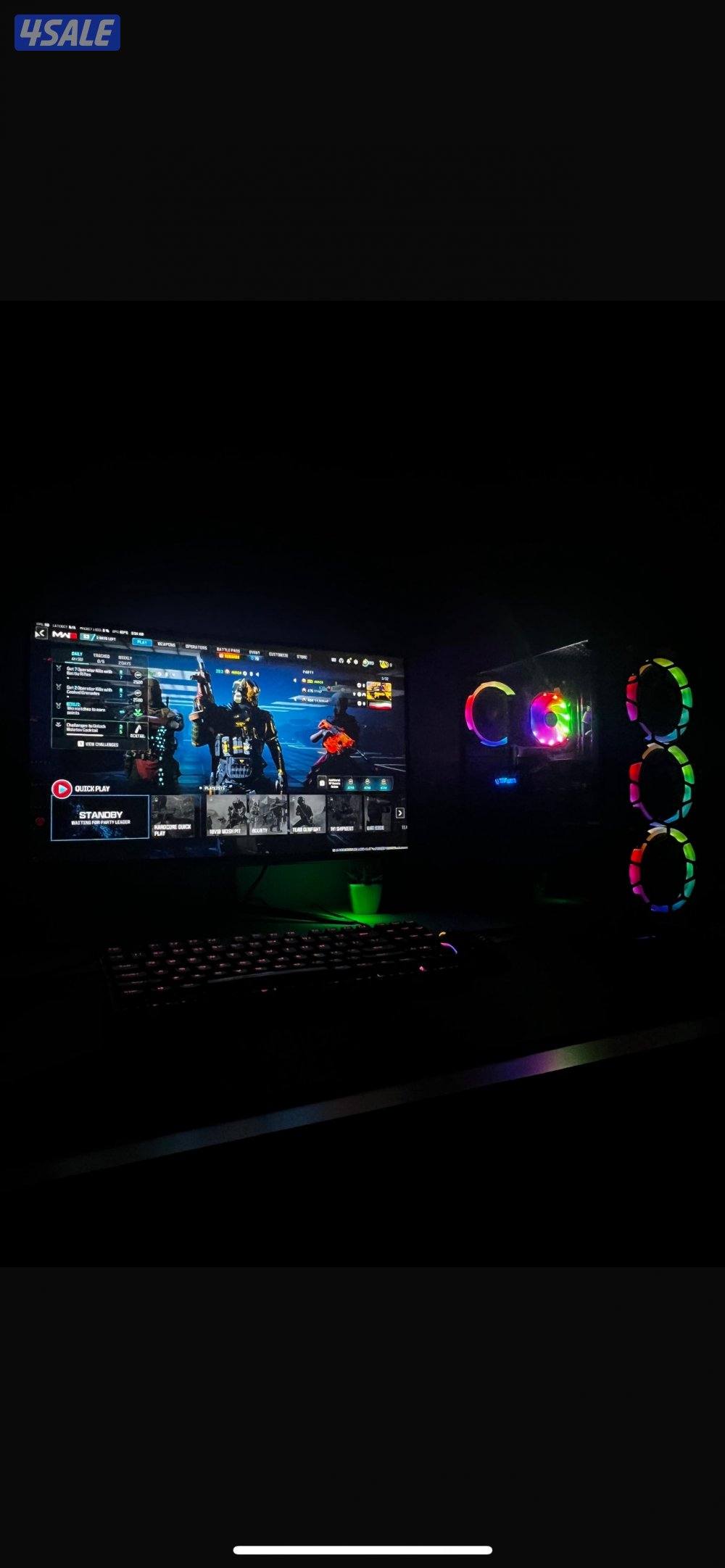 للبيع pc نظيف ما يشتكي من شي0