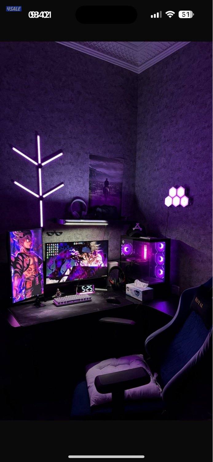 للبيع بي سي كامل مع كل شي بالصوره0