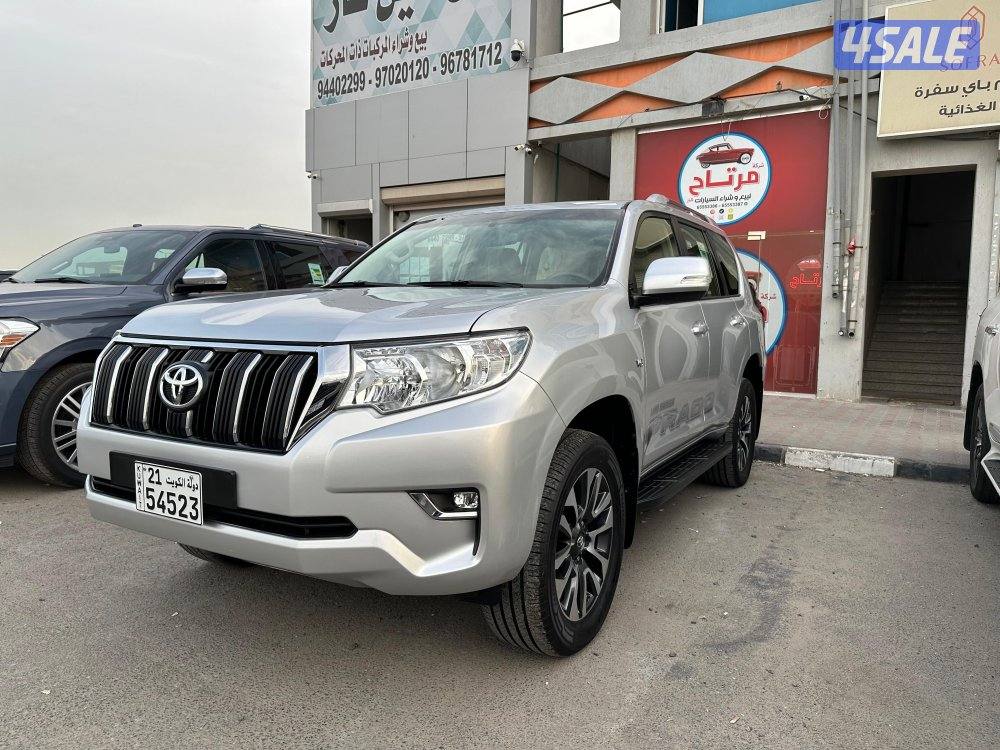 تويوتا برادو TXL موديل 2022 ماشي 73 الف صبغ الوكالة شرط الفحص بالكامل2