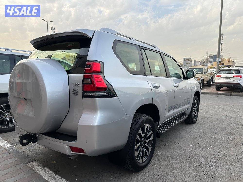 تويوتا برادو TXL موديل 2022 ماشي 73 الف صبغ الوكالة شرط الفحص بالكامل3
