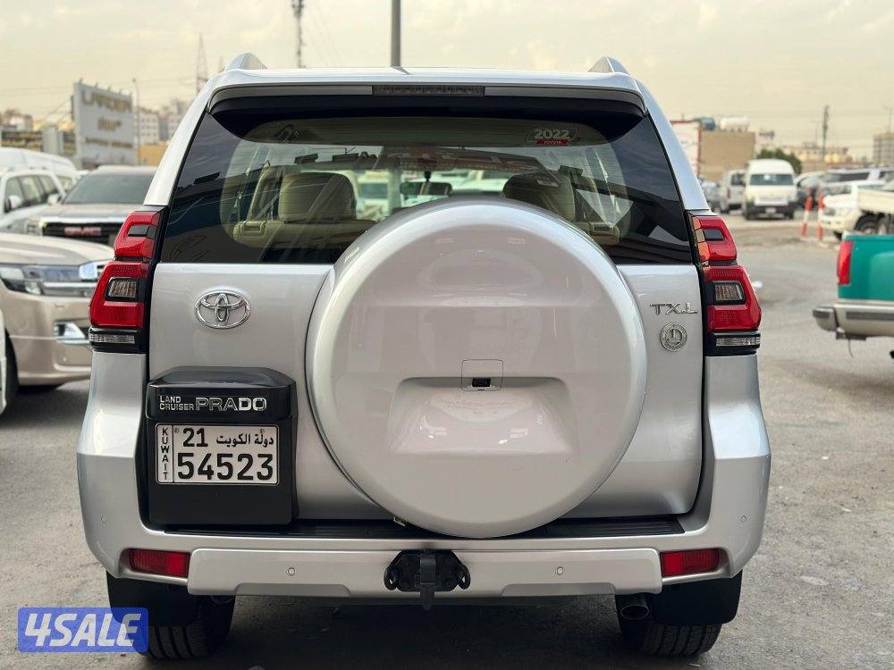 تويوتا برادو TXL موديل 2022 ماشي 73 الف صبغ الوكالة شرط الفحص بالكامل5