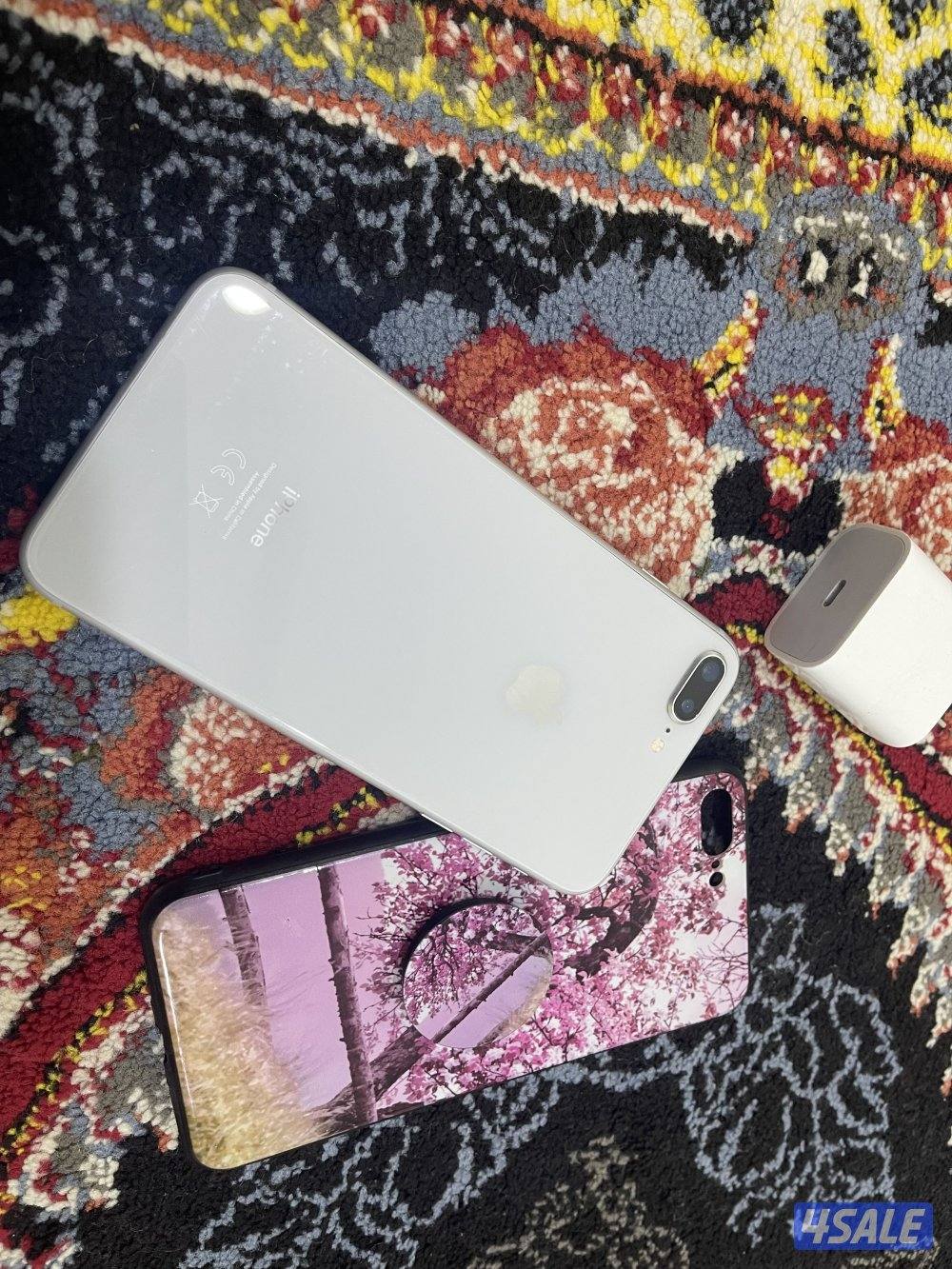 ايفون 8 بلس الكبير 64 جيجا بايت بطارية 78 مو مفتوح ولا مصلح شرط وشغال8