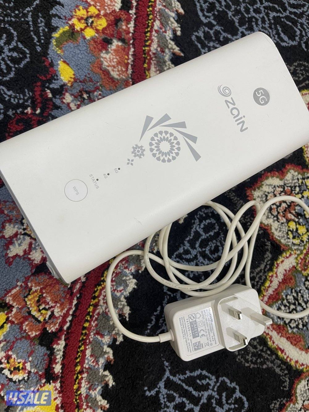 راوتر هواوي برو 5 نظيف جدا شبكة زين zein فايف جي 5g مع الشحن الاصلي3