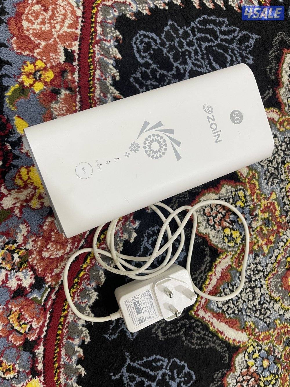 راوتر هواوي برو 5 نظيف جدا شبكة زين zein فايف جي 5g مع الشحن الاصلي5