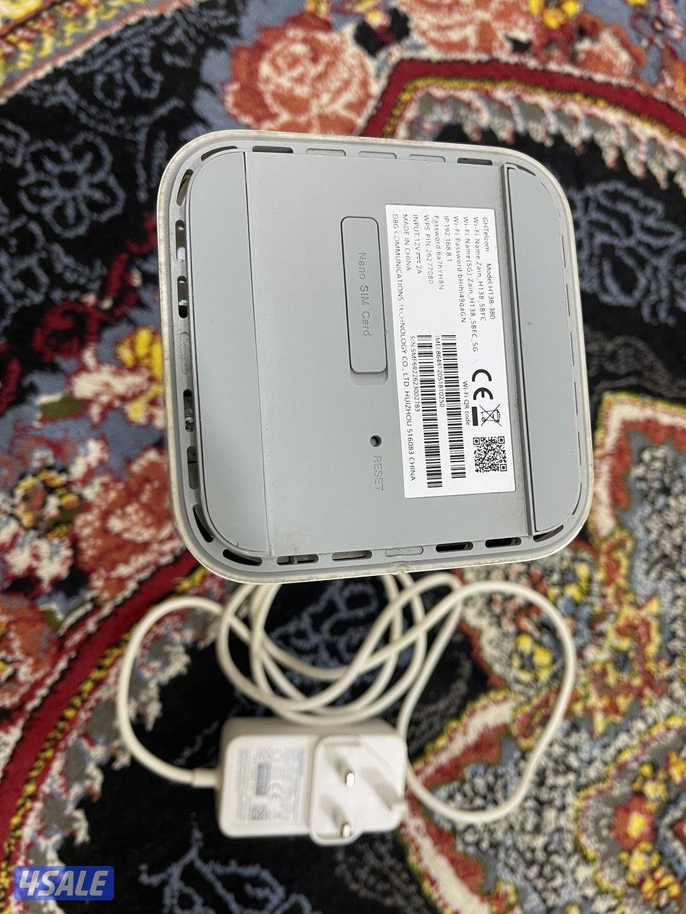 راوتر هواوي برو 5 نظيف جدا شبكة زين zein فايف جي 5g مع الشحن الاصلي6