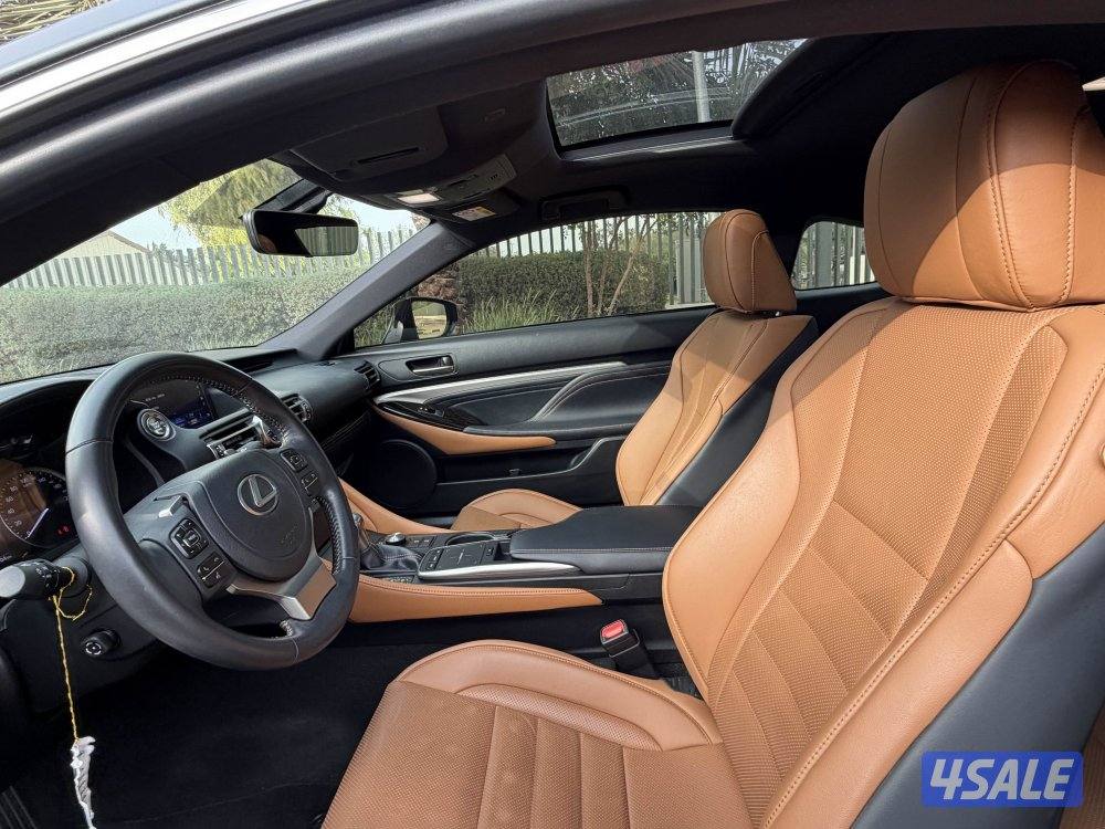 لكزس RC350 موديل 2021 ماشي 44الساير صبغ وكاله5