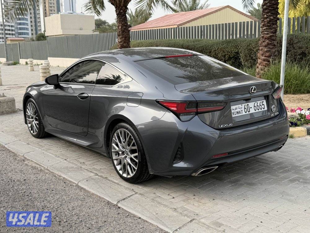 لكزس RC350 موديل 2021 ماشي 44الساير صبغ وكاله8