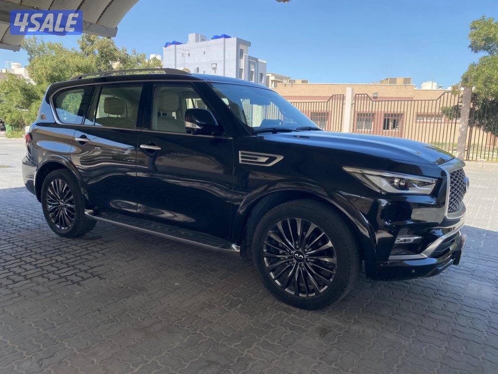 انفينيتي QX80 2023 صبغ الوكاله عداد41 الف سيرفس منتظم وارد الوكاله1