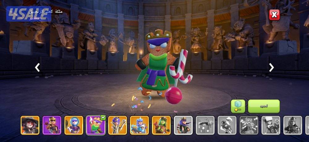 [لفل 302] حساب كلاش اوف كلانس تاون 18 🔥💯1