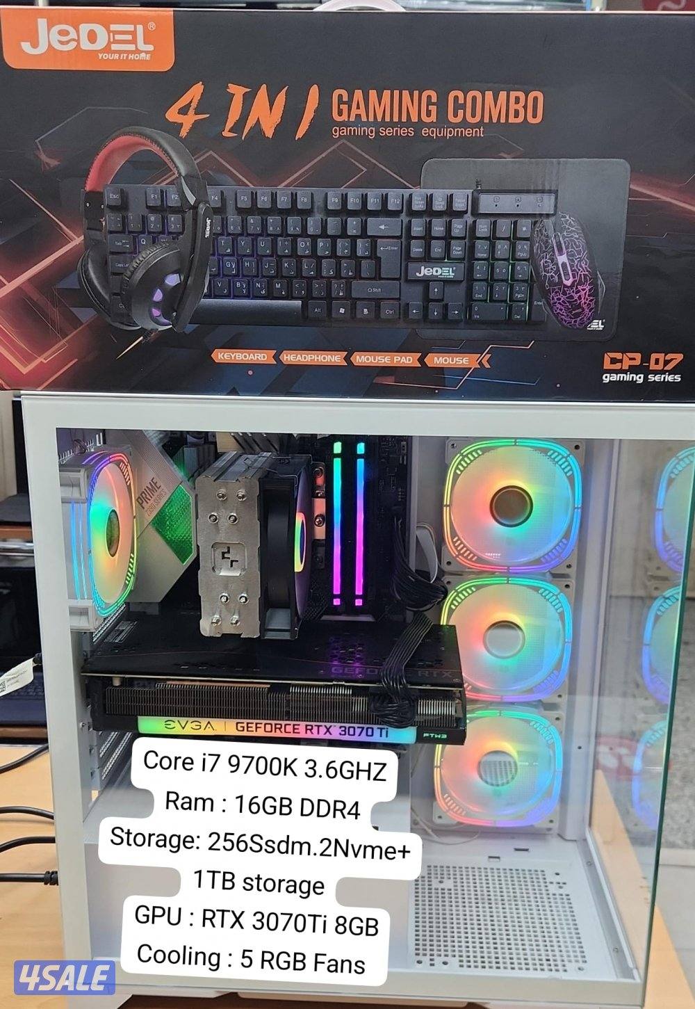 للبيع أقوي الكمبيوترات بي سي جيمنق بأفضل الأسعار اتصل ولا تتردد3