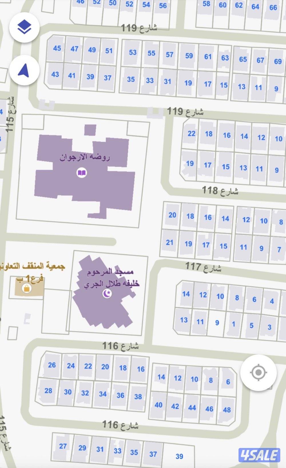 للبيع قسيمة المنقف راس زاوية مقابل الخدمات1