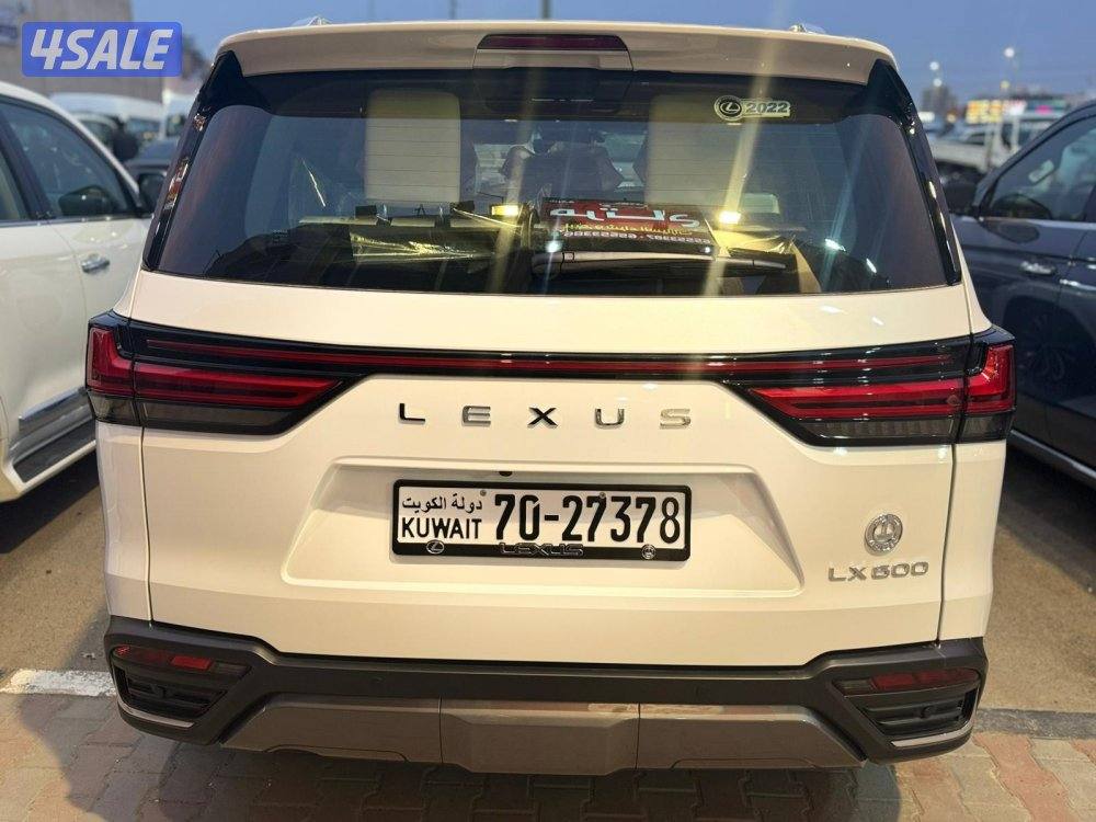 لكزس LX600 ٢٠٢٢ الساير عداد أصفار شرط الفحص صبغ وكاله الدرجه الثانيه3