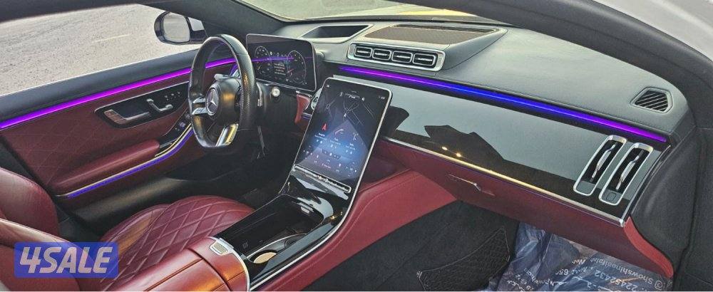 S 500 L m 2021 km 98 الملا خالية من اصباغ حوادث شرط الفحص8