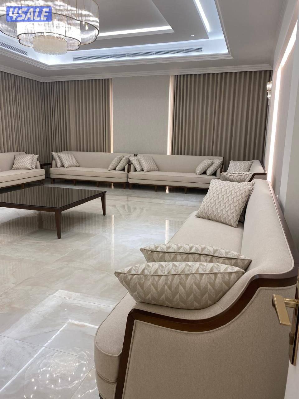 قنفات صالات معيشة ستائر صناعة كويتية للأستفسار واتس6