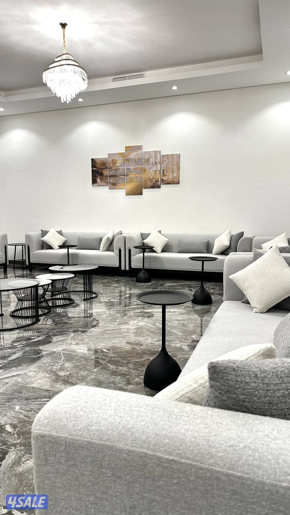 قنفات صالات معيشة ستائر صناعة كويتية للأستفسار واتس7