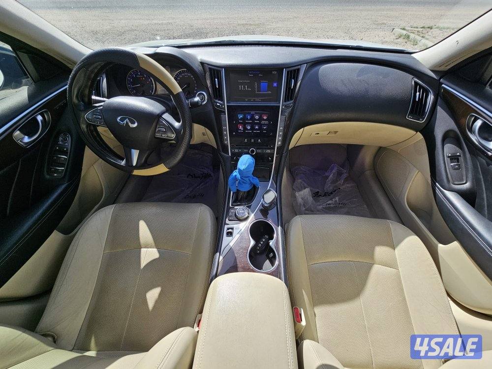 نظيف جدا Infiniti Q50 موديل 2016 وعداد 77 الف مالك ثاني10