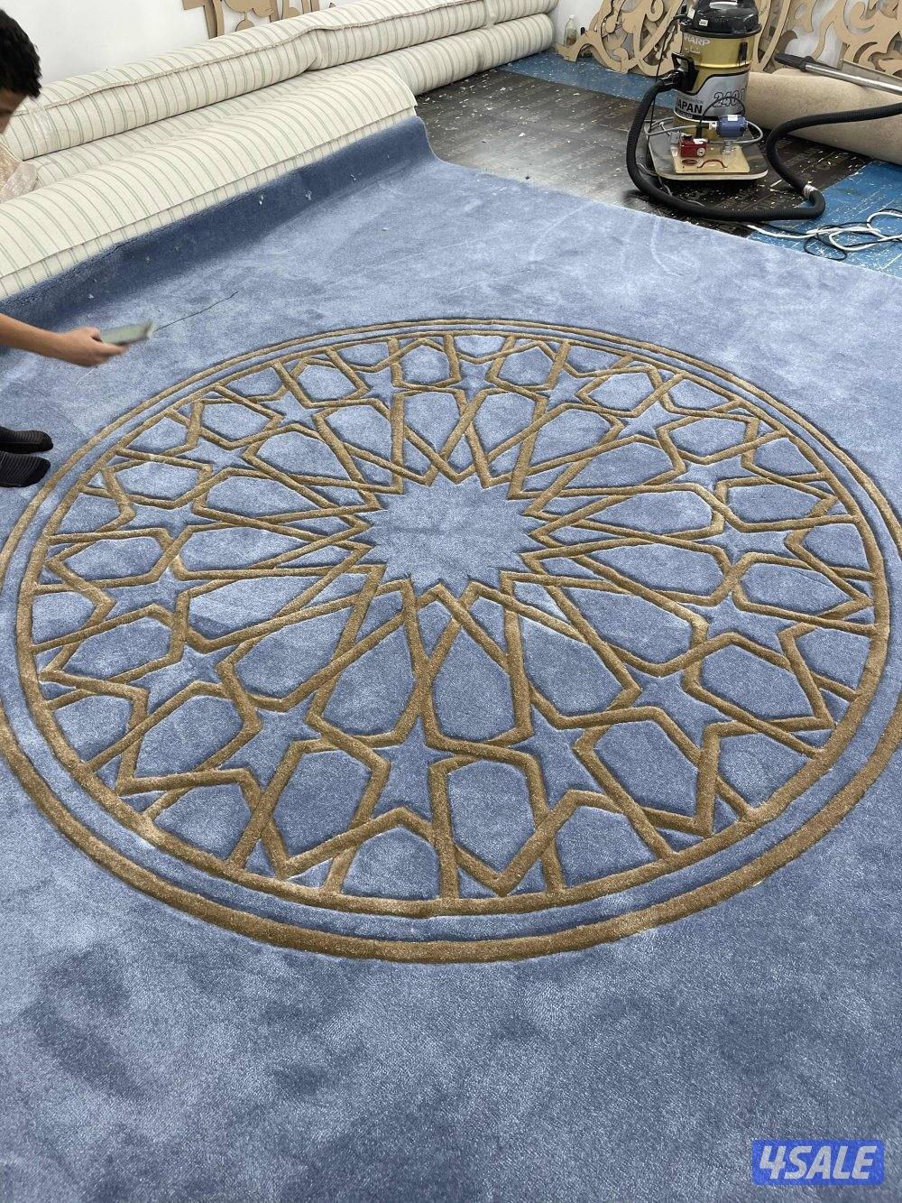 تركيب سجاد حسب الطلب مع نقشات حفر يدوي10