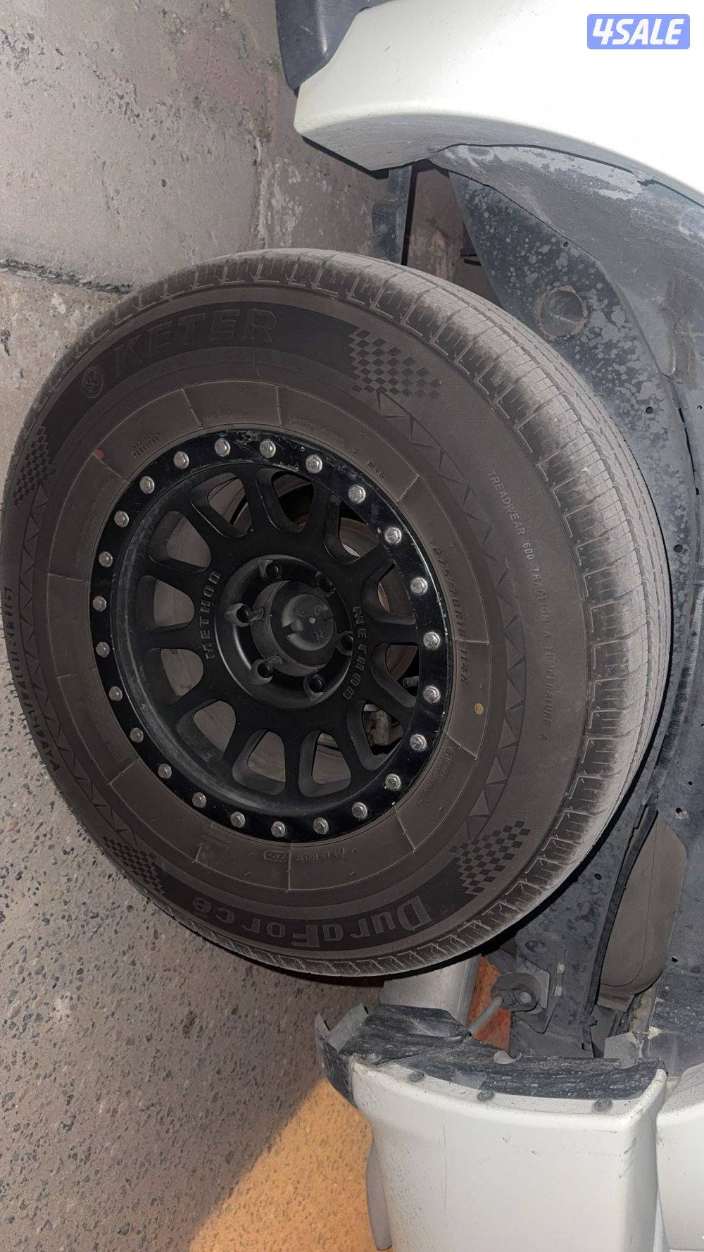 للبيع رنقات ميثود تجاري معه التواير مقاس ١٦ نظاف2