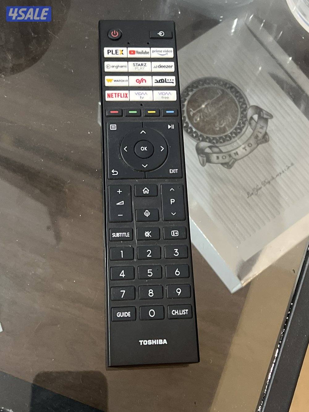 تلفزيون توشيبا سمارت 4k استعمال خفيف 55 بوصا يوجد به رسيفر داخلي3