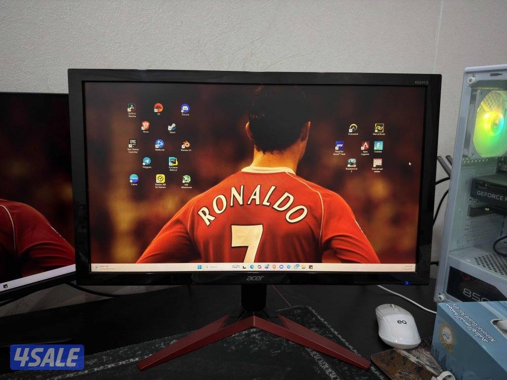 شاشة acer قيمينق ٢٤ انش0