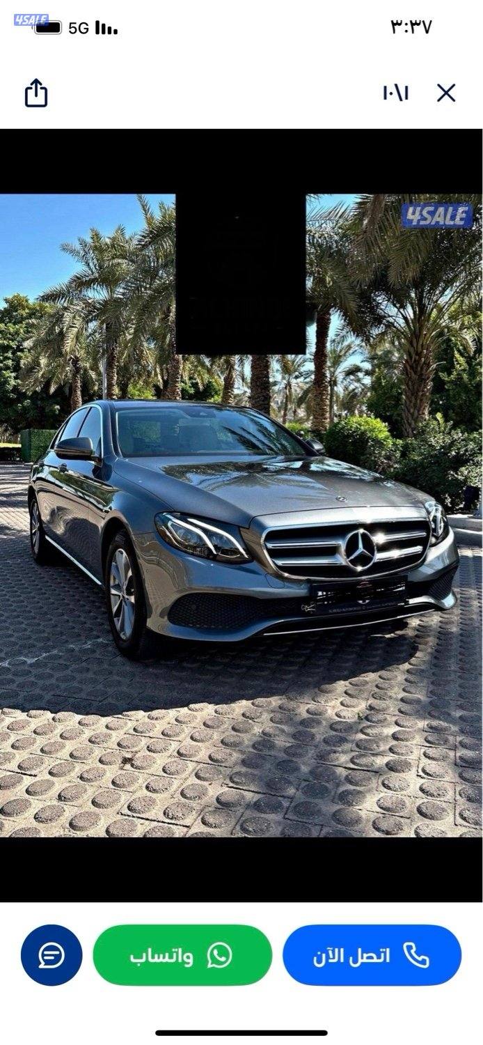 مرسيدس E200  -  2019 -  عداد 65000  -وارد الملا - صبغ وكاله0