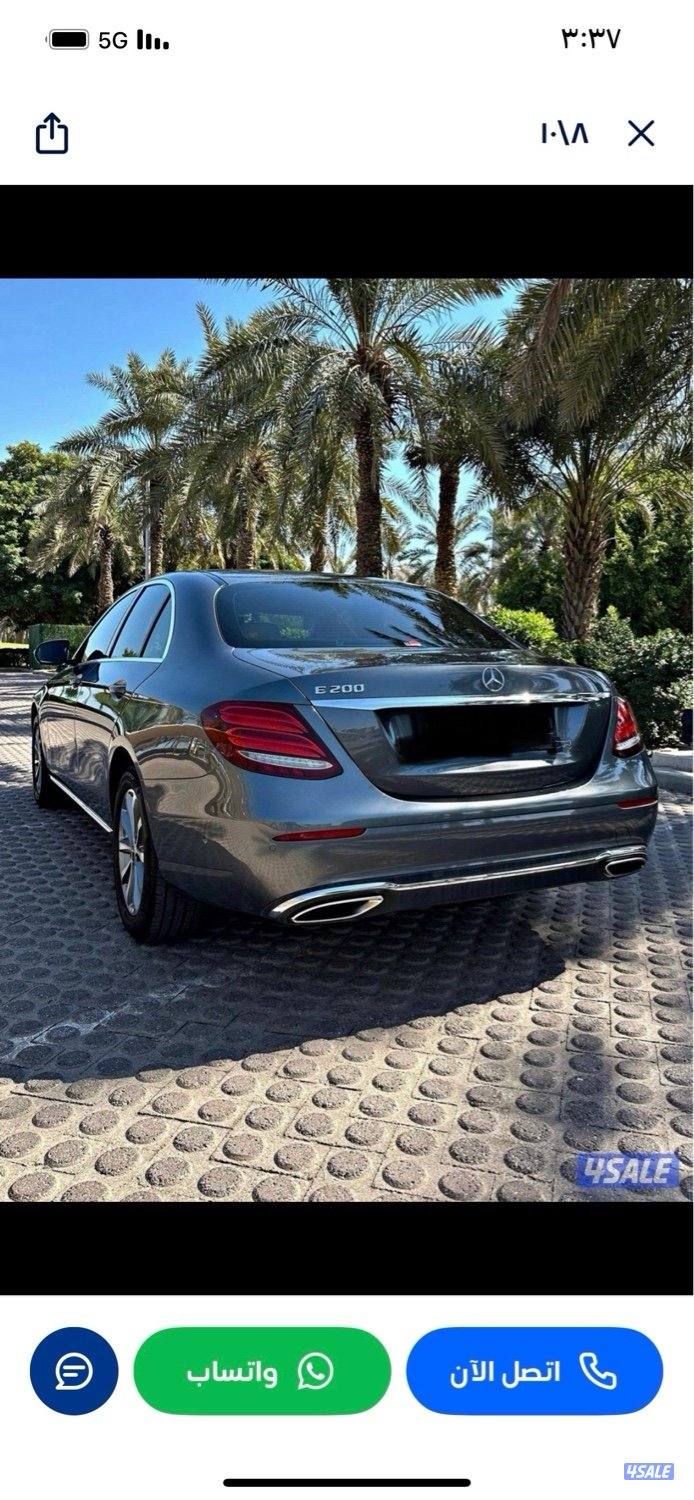 مرسيدس E200  -  2019 -  عداد 65000  -وارد الملا - صبغ وكاله7