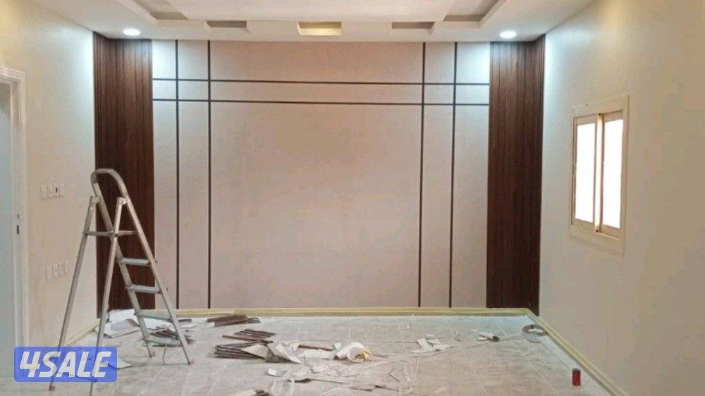 ديكور جبس بورد اسقف قاطع بارتيشن جبس بورد اسمنت بورد اصباغ بديل خشب14
