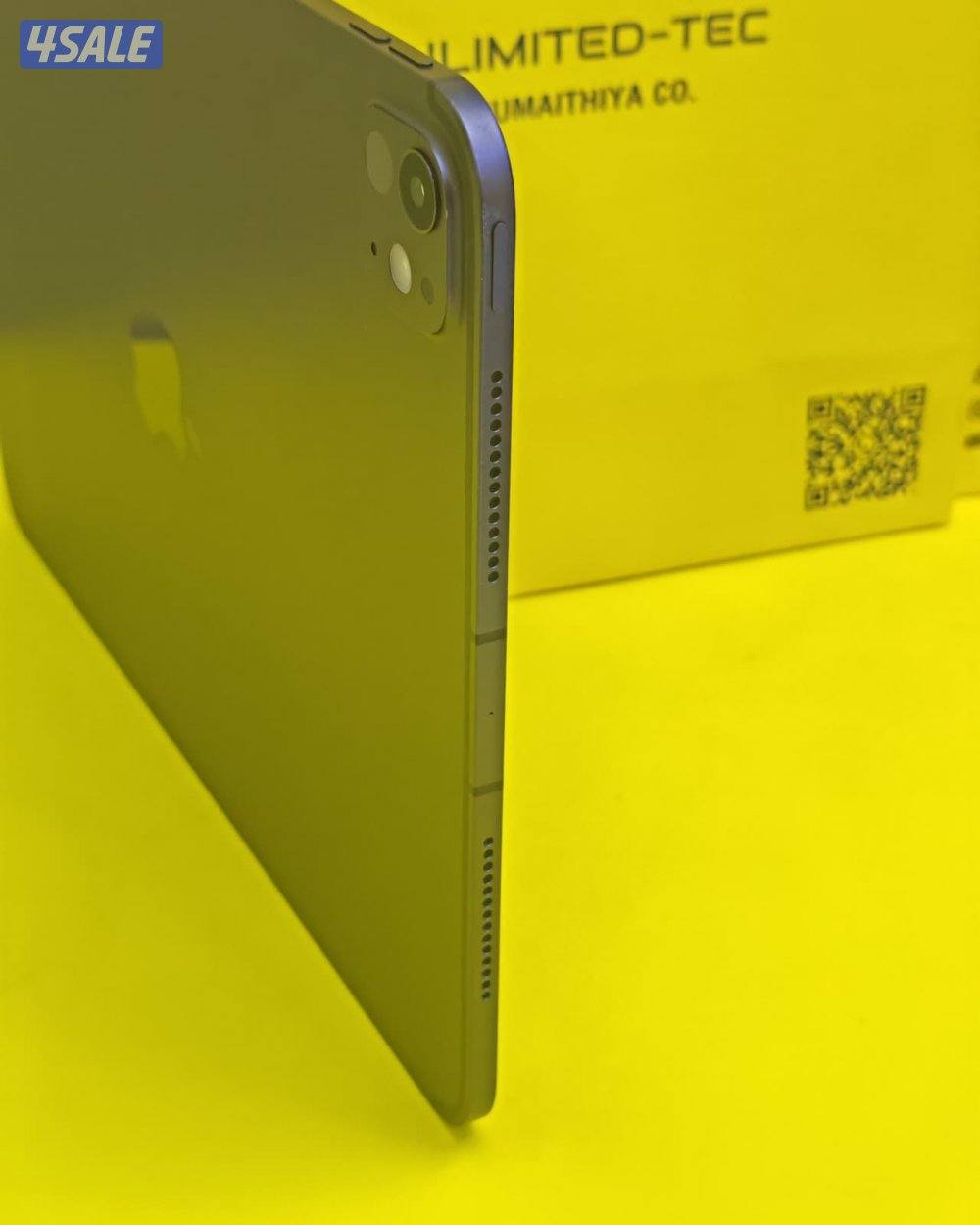 ايباد برو 11 M4 – 512 جيجا – رمادي شريحة eSIM بطارية 100% iPad Pro 114